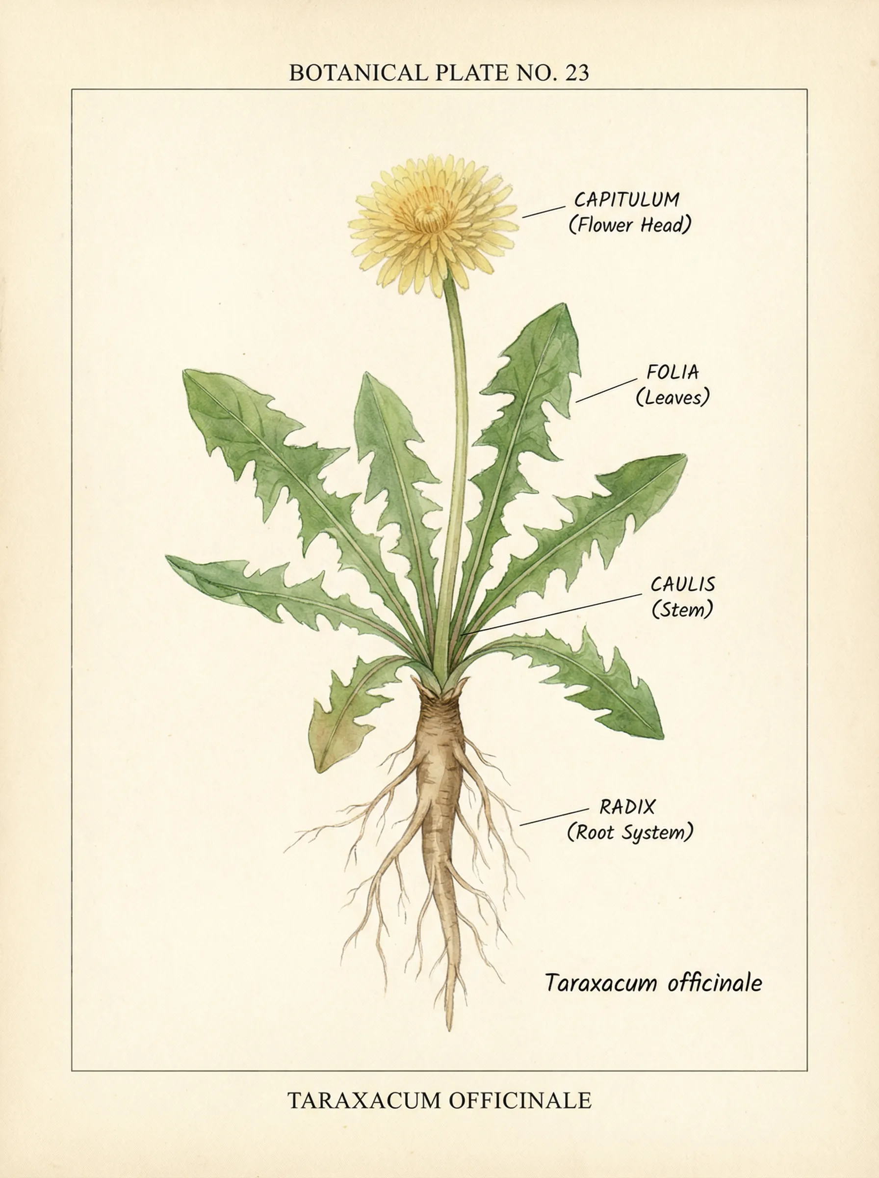 蒲公英水彩教程 - 探花