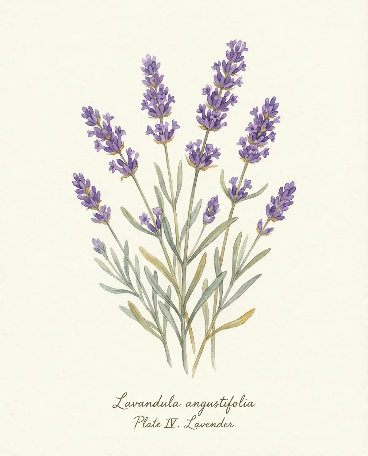 薰衣草水彩教程 - 探花